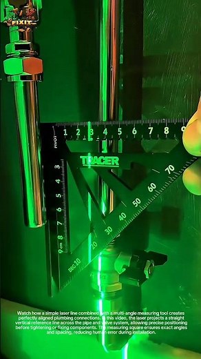 Laser Precision Plumbing Trick You Need to See! Perfect Pipe Alignment in Seconds