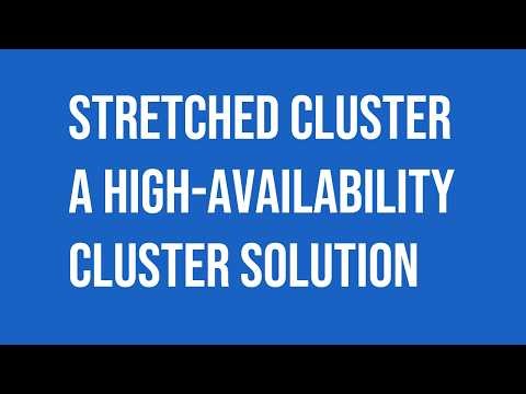 Microsoft Windows Server Stretched cluster a high-availability solution.