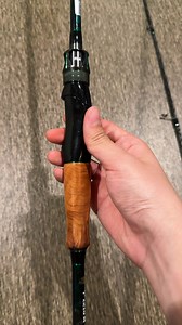 This rod surprised me — in the best way. ✅ Handmade wooden handle ✅ Fuji guides and reel seat ✅ Shimmering 30T carbon finish ✅ TWO swappable tips — medium & medium-heavy. | DreamCatcher Fishing Supplies | Facebook