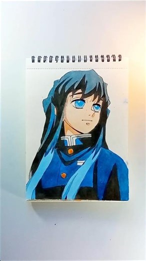 ✨Muichiro drawing 😍 #muichiro #drawing #anime #demonslayer #shorts