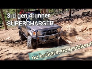 3rd gen 4runner supercharger - offroad at Slaughterhouse