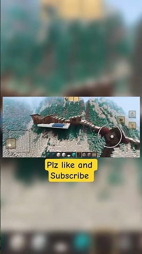 snowy mountain house in Minecraft #minecraft #viralshorts#gaming