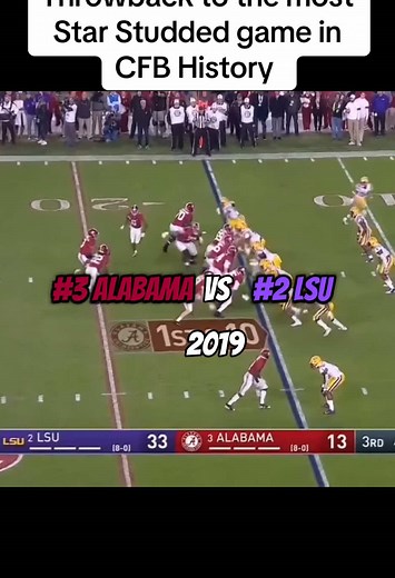 2019 Alabama vs LSU: A Star-Studded College Football Clash