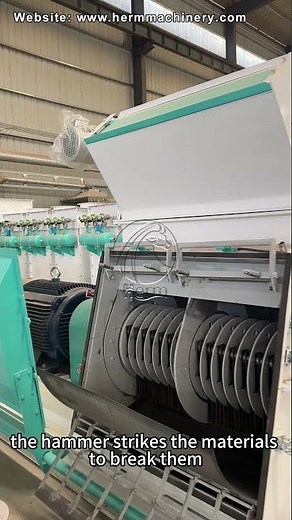 High Quality Feed Hammer Mill, Grain Hammer Mill for Sale - Herm Machinery #hammermill