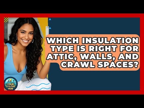 Which Insulation Type Is Right For Attic, Walls, And Crawl Spaces? - Your Utilities Hub