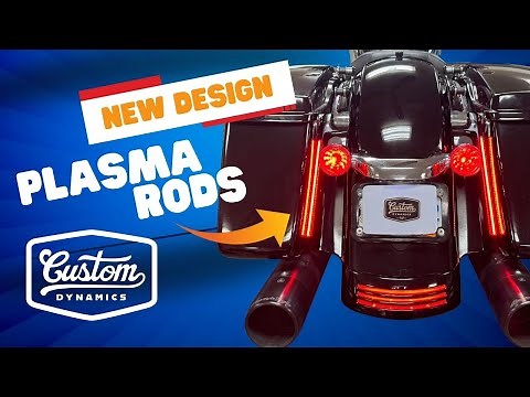 Motorcycle LED Taillight Plasma Rods with New Traditional Design