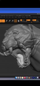 3K views · 42 reactions | Freestyle 3d sculpting a tiger in zbrush. Printing with tough resin by @sunlu_official on @anycubicofficial Photon Mono M7: affiliate link to specs on my website homepage #3dprinting #zbrush | Michael Wong | Facebook