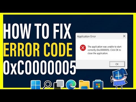 How to Fix Error Code 0xc0000005 | Application Error Solution for Windows 10/11