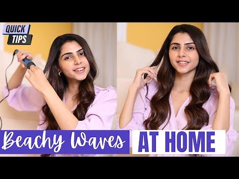 Quick & Easy *BEACHY WAVES At Home | Easy step by step tutorial !