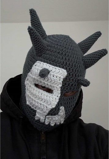 Handmade Broken Skull Mask Crochet Patterns