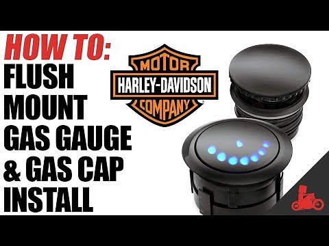 How To: Harley Flush Mount Gas Gauge & Cap Install