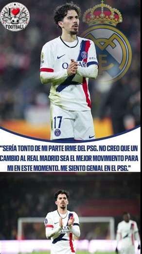 🚨⚪ ¿REAL MADRID? “SERÍA TONTO DE MI PARTE IRME DEL PSG” — VITINHA 💬🔥