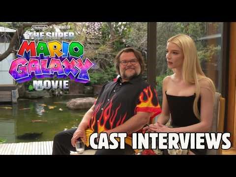 The Super Mario Galaxy Movie - Interviews | Chris Pratt, Anya Taylor-Joy, Charlie Day, Jack Black