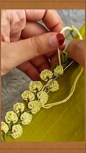Hand-embroidered exquisite flower tree tutorial, beautiful and creative#embroiderytutorial #handmade