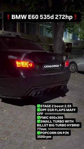 BMW E60 535d Diesel Tuning and Power Stage