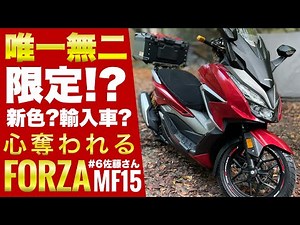 【日本未発売PCX兄弟バイク】フォルツァ250クリスマス仕様？🎄アツ過ぎるカスタム紹介！MF15 #6佐藤さんFORZA