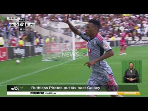 Pirates wallop TS Galaxy in Betway Premiership clash