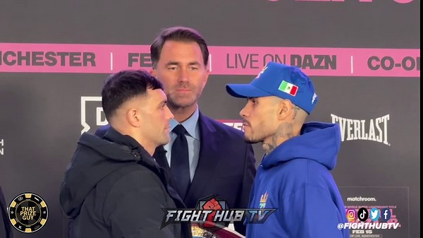 Arnold Barboza not intimidated by Jack Catterall in tense face off at final presser!