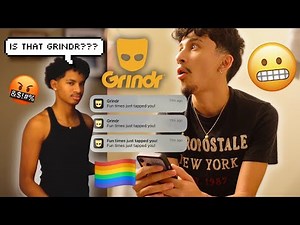 GRINDR NOTIFICATION PRANK ON MY BOYFRIEND! (HE BROKE THE DOOR) Gay Couple Prank