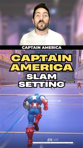 Anthony Plummer on Instagram: "Captain America can attack mid-air if you change 1 setting! #marvelrivals #captainamerica #setting #tips #tricks"