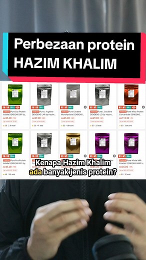 Different Types of Protein by Hazim Khalim