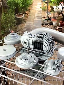 Old Mobylette engine Restoration #restoration #fblifestyletyle #engine | Drorah