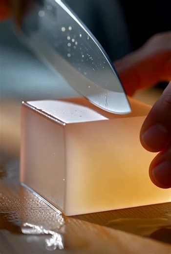 This Jelly Cube Cut Is Too Satisfying  The way this jelly deforms and slices is oddly satisfying. Clean cut, gentle jiggle, and perfect texture. ✨ #satisfying #jellyroll #viralvideochallenge #asmr | C Motion | Facebook