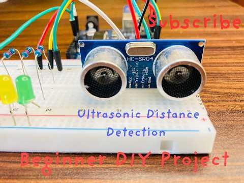 Arduino Ultrasonic Sensor Distance Detection with LED Indicators | Beginner Arduino Project