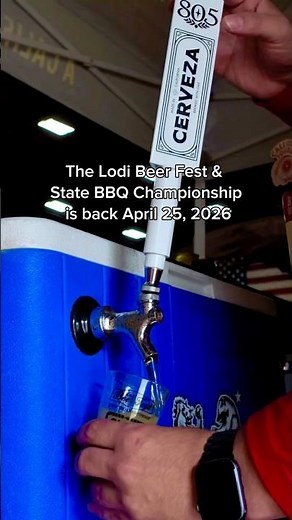 The Lodi Beer Fest & State BBQ Championship is back on April 25th at the ‪@lodigrapefestival‬ grounds!