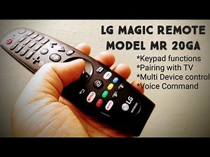 LG MAGIC REMOTE *Keypad functions *Pairing with UM7290 PTD *Multi device control *Voice command