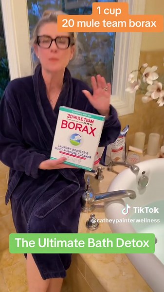The Ultimate Bath Detox with Borax, Epsom Salt, Baking Soda, and Real Salt