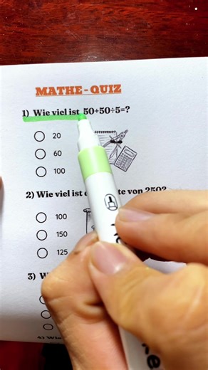 Engaging Math Quiz for German Learners
