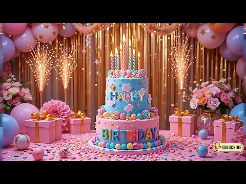 Happy Birthday to You🎉The Ultimate Birthday Song Video 🎉 Perfect for Parties, Greetings and wishes 🥳