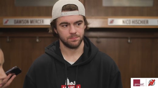 “Those fans are awesome. Devils fans are great. They’ve supported us in hard times, in good times. We’ve got some great fans.” Nico Hischier, Erik Haula, Jesper Bratt, Timo Meier, and John Marino meet with the media to discuss the 2023-24 season. #NJDevils | Genucel Skincare | New Jersey Devils