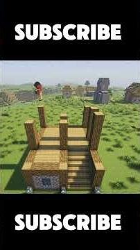 MINECRAFT EASY STARTER HOUSE IDEA 🏡#shorts #minecraft