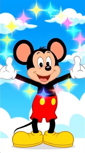 Happy Cartoon Mouse Celebration"