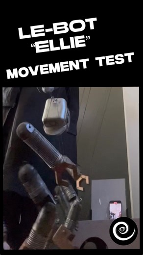 Movement test for our newest little robot “Ellie” for LED’s My Strange Darling. #rubiconstudios #puppetdesigner #marionette | Rubicon Studios