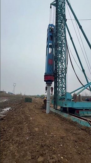 Hammering pile driving