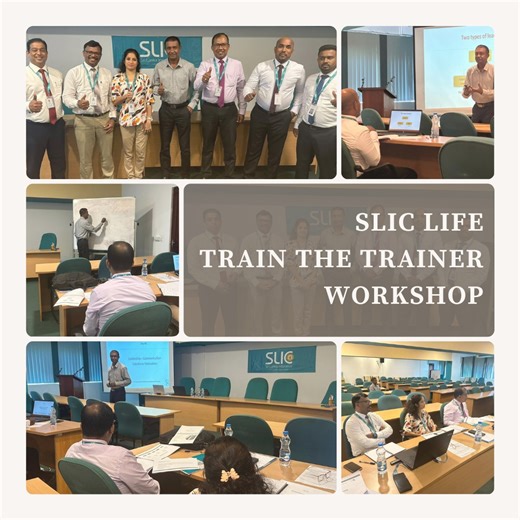 Our SLIC Life Team of Trainers recently completed a 3-Day 'Train the Trainer' program, led by Mr.Dharshana Amarasiynghe, a Management Consultant, Corporate Trainer, and Leadership Coach. The program aimed to provide our trainers with the necessary knowledge and skills to effectively deliver the 'Agency Management Competency Development' program to different levels of agency managers and team leaders. #SLICLife #TrainTheTrainer #AgencyDevelopment #TeamWork #PerformanceManagement | Sri Lanka Insur