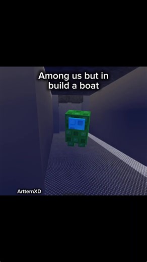 Among Us Gameplay in Build A Boat on Roblox