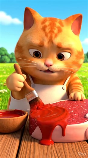 Cute Cat Make sum Food #cute #animals 😊