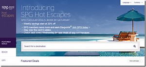 SPG Hot Escapes hotels are hard to search – Loyalty Traveler
