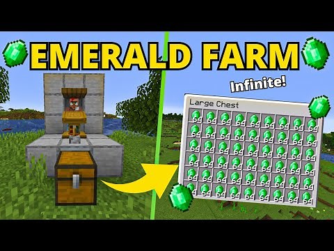 Minecraft INFINITE Emerald GLITCH! - 1.20+ Emerald Farm Tutorial