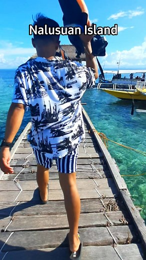 📍Nalusuan Island and Marine Sanctuary -Nalusuan is a natural island resort in the Cebu Strait, the Philippines, and one of the islands comprising the Olango Island Group. #islandhopping #beachlife #fyp #reelsvideoシ | Renz S. Narcana