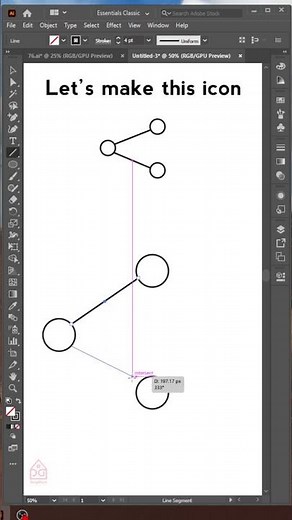 Share Icon Design - Adobe Illustrator Tips & Tricks