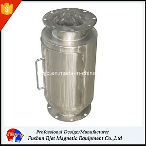 [Hot Item] Permanent Chute Magnetic Separator with Circular Fitting Double Row Magnet