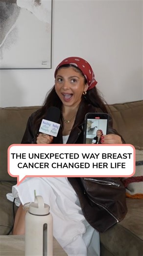 Ilana Dunn🎙️Seeing Other People on Instagram: "At 27, @alannavizzoni was diagnosed with breast cancer—and everything changed overnight. In this raw and honest conversation, she opens up about what it was like to go from “normal” to navigating chemo, a mastectomy, and a surprise engagement all in the same chapter. We talk about identity, body image, intimacy, and what it means to love and be loved through something life-altering. Alanna shares the moments that broke her, the ones that brought he
