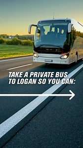 19K views | Skip the drive and let a private bus take you to your terminal. | Boston Logan International Airport | Facebook