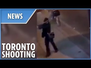 Toronto shooting: the moment gunman opened fire