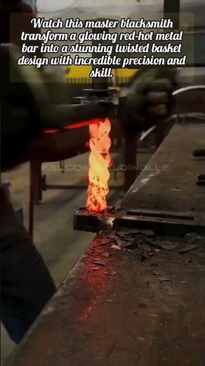 Amazing Process of Forging a Metal Basket Design